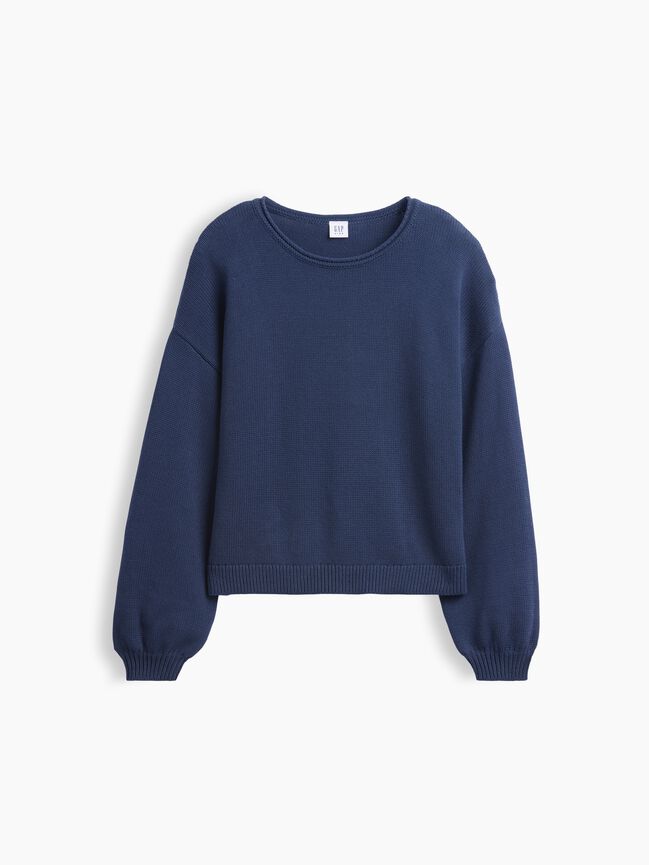 Kids 100% Cotton Oversized Rollneck Sweater gap kids 100 cotton oversized rollneck sweater