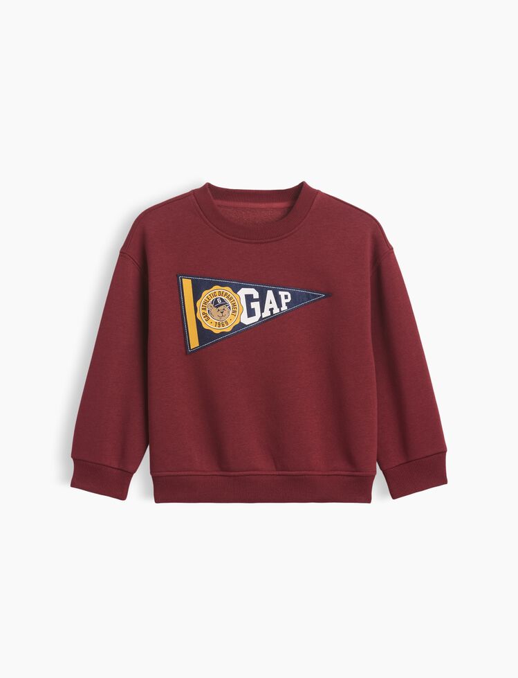 Baby & Toddler VintageSoft Varsity Logo Sweatshirt gap baby toddler vintagesoft varsity logo sweatshirt