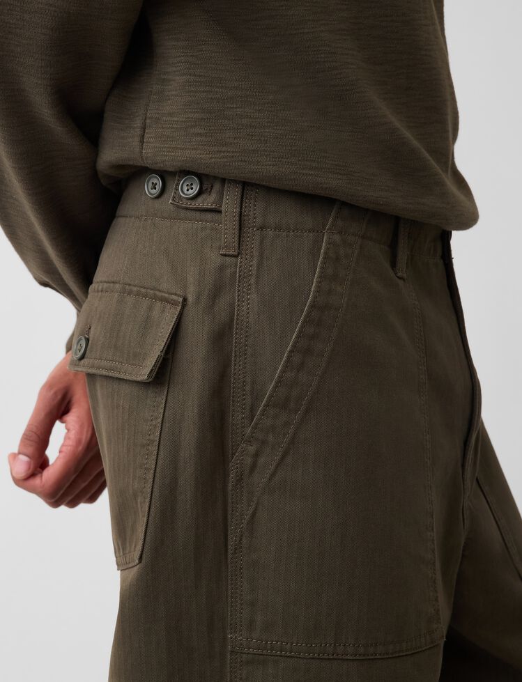 Herringbone '90s Loose Pants gap herringbone 90s loose pants