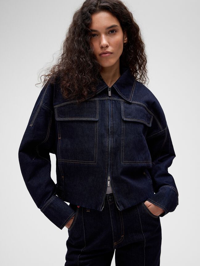 GapStudio Double-Pocket Denim Jacket gapstudio double pocket denim jacket