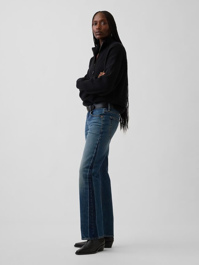 Mid Rise Relaxed Straight Jeans gap mid rise relaxed straight jeans