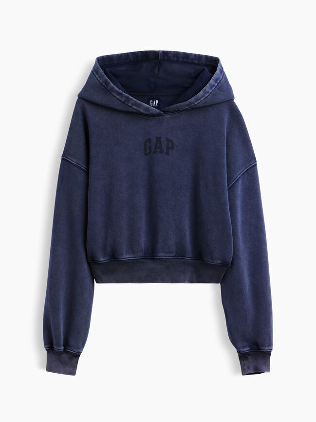 VintageSoft Crop Logo Hoodie gap vintagesoft crop logo hoodie