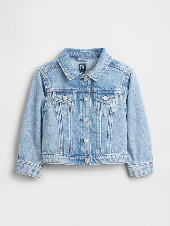 Baby & Toddler Heart Denim Jacket gap baby toddler heart denim jacket