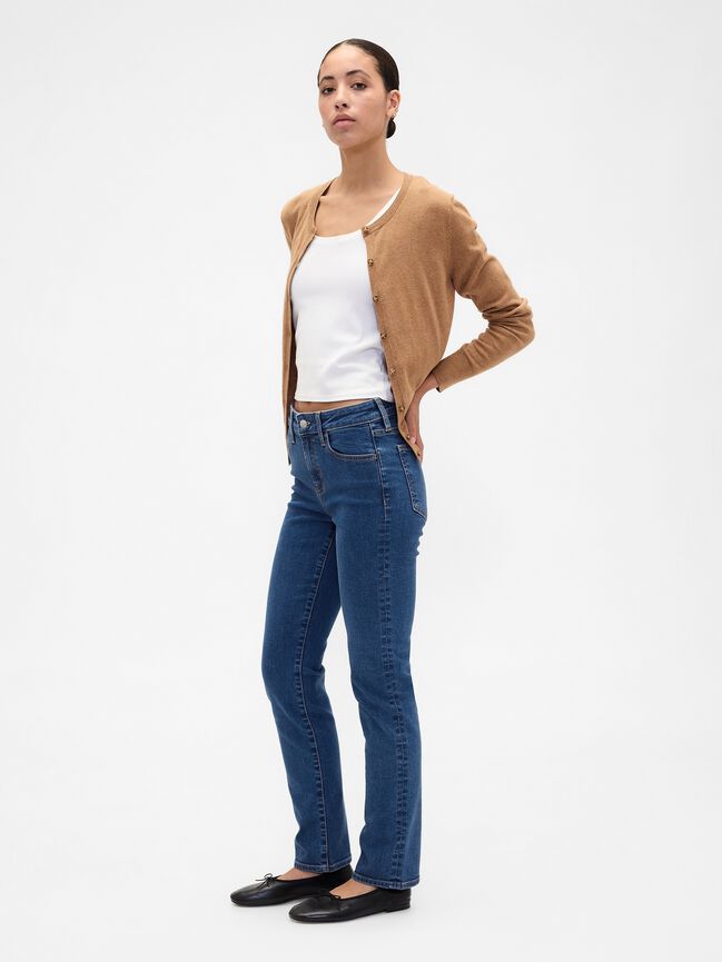Mid Rise Classic Straight Jeans gap mid rise classic straight jeans