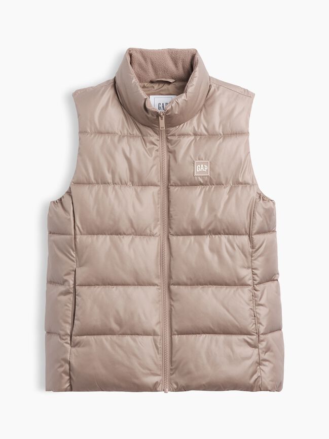 Relaxed Puffer Vest gap relaxed puffer vest