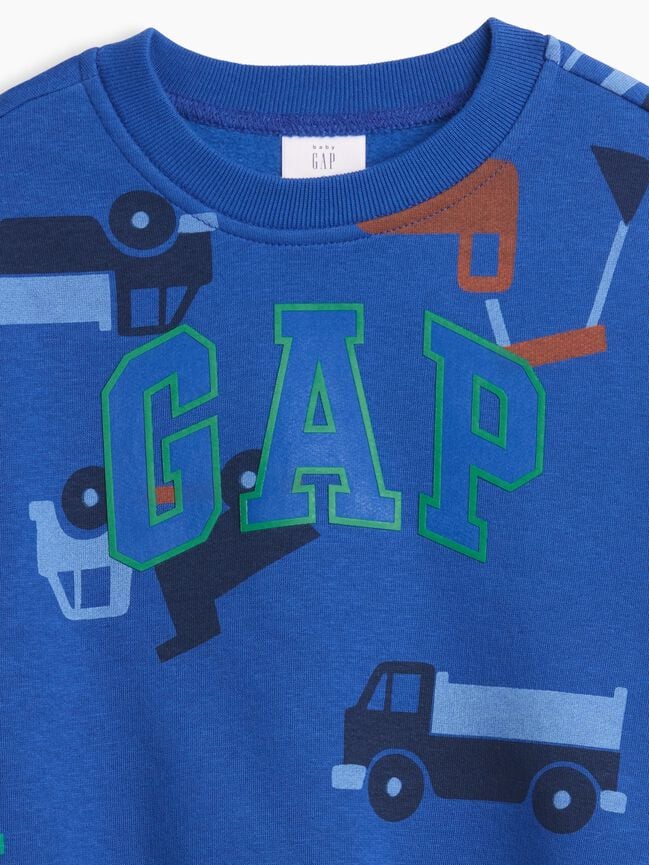 سويت شيرت babyGap مريح برقبة دائرية سويت شيرت babygap مريح برقبة دائرية