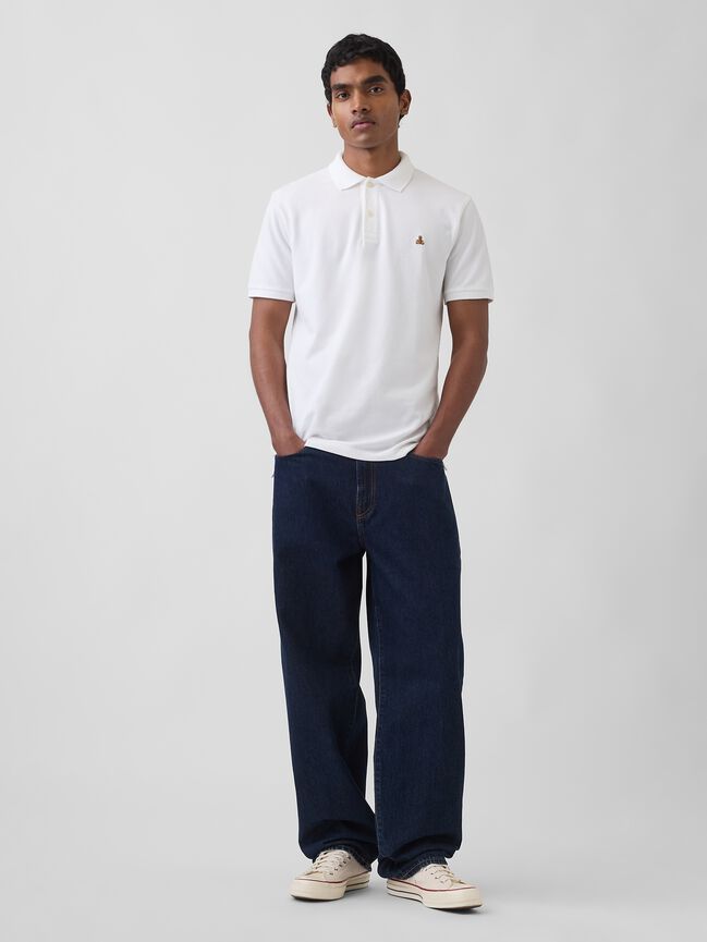 Brannan Bear Stretch Pique Polo Shirt gap brannan bear stretch pique polo shirt