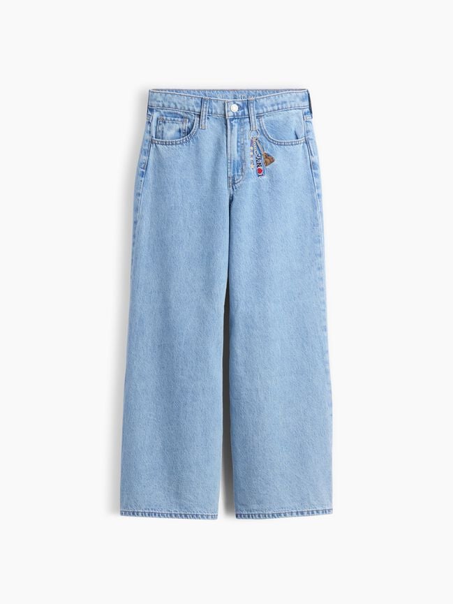 Kids Low Rise Embroidered I Heart NY Baggy Jeans gap kids low rise embroidered i heart ny baggy jeans