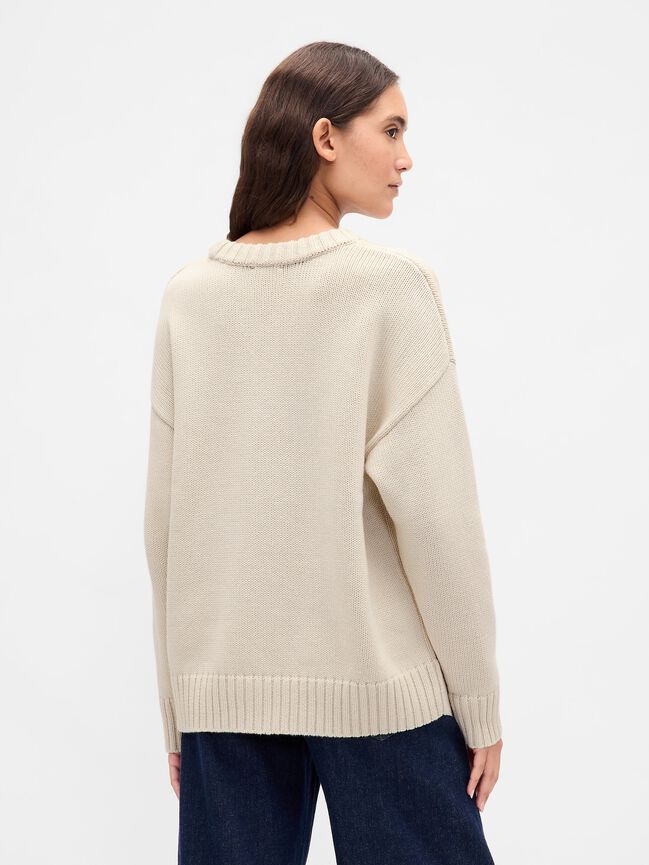 100% Cotton Oversized Sweater gap 100 cotton oversized sweater