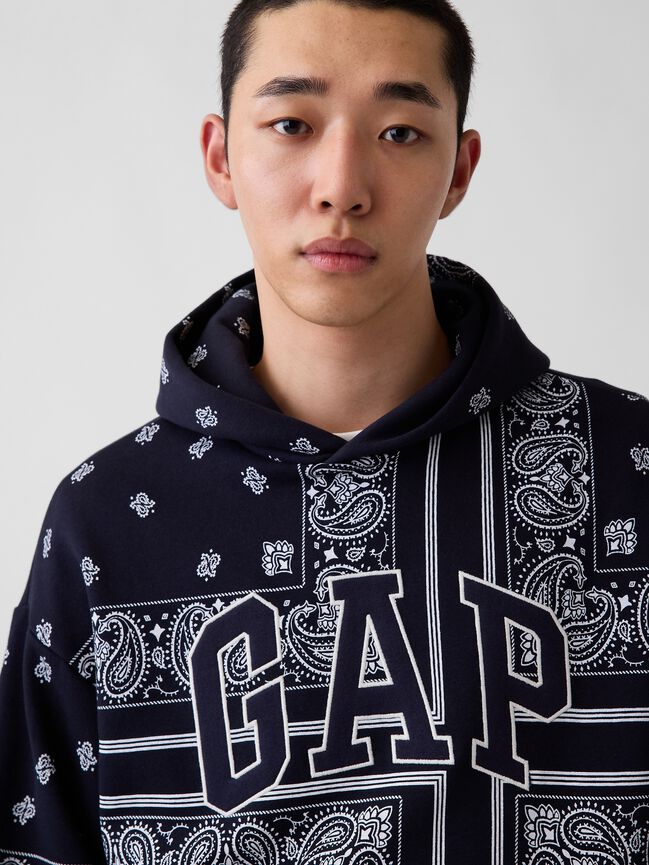 Adult VintageSoft Bandana Oversized Logo Hoodie gap adult vintagesoft bandana oversized logo hoodie