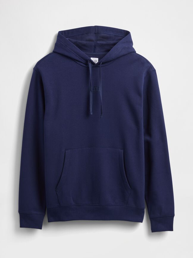 Relaxed Gap Mini-Logo Hoodie relaxed gap mini logo hoodie