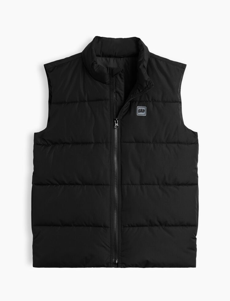 Kids Relaxed Puffer Vest gap kids relaxed puffer vest