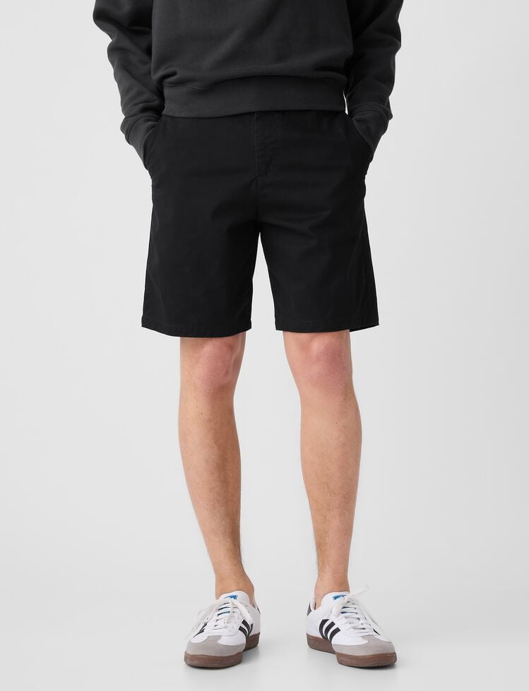 9" Essential Khaki Shorts gap 9 essential khaki shorts