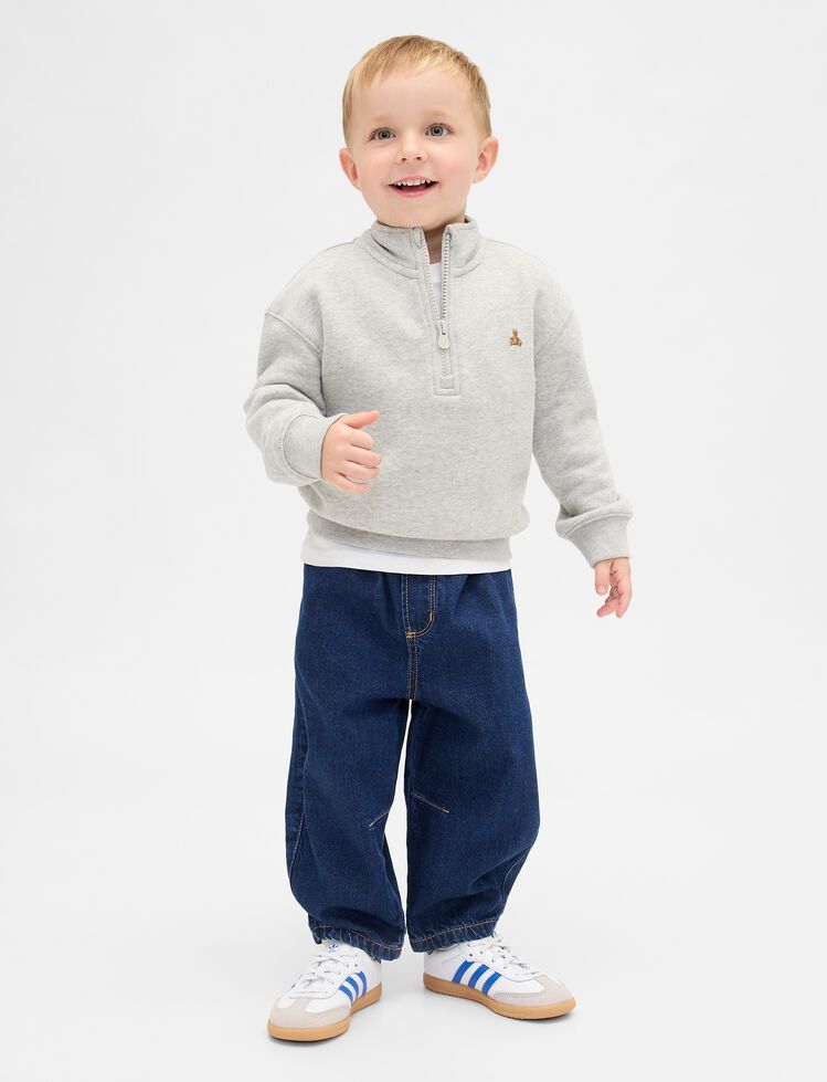 Baby & Toddler Pull-on Barrel Jeans gap baby toddler pull on barrel jeans