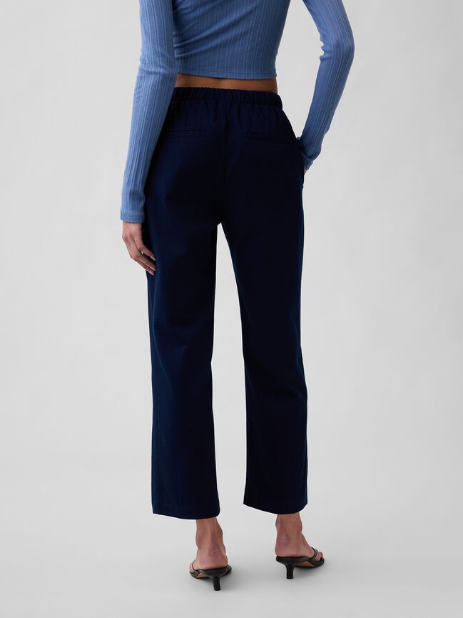 Mid Rise Easy Twill Pants gap mid rise easy twill pants