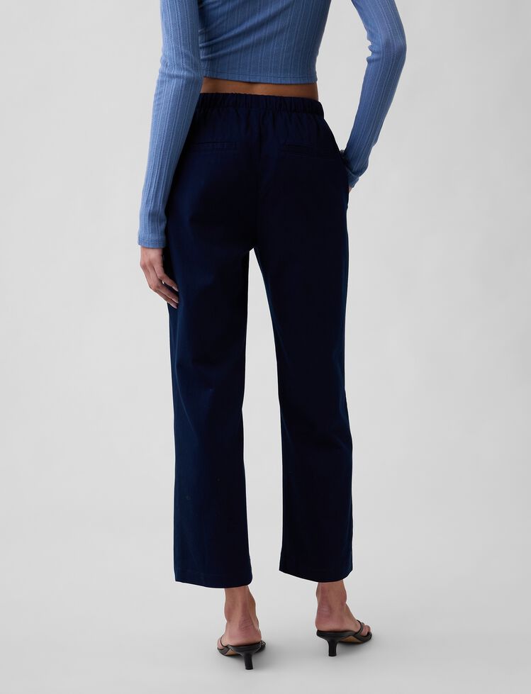 Mid Rise Easy Twill Pants gap mid rise easy twill pants