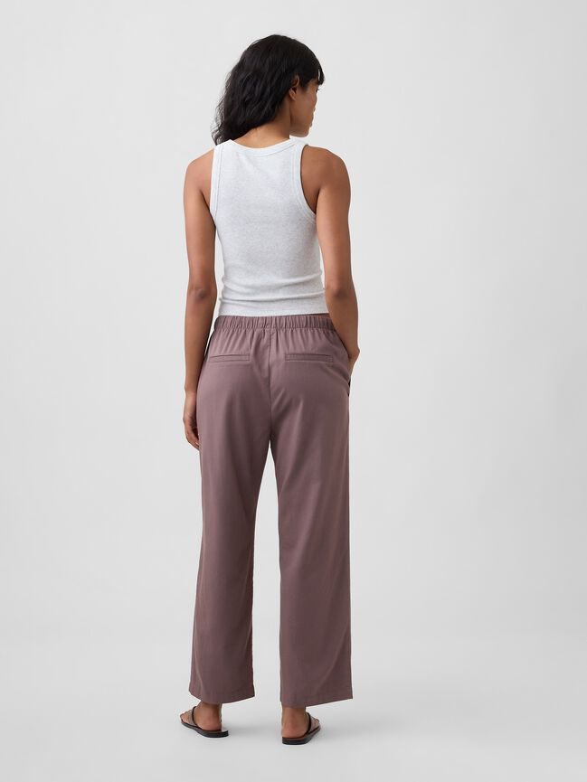 Mid Rise Easy Twill Pants gap mid rise easy twill pants