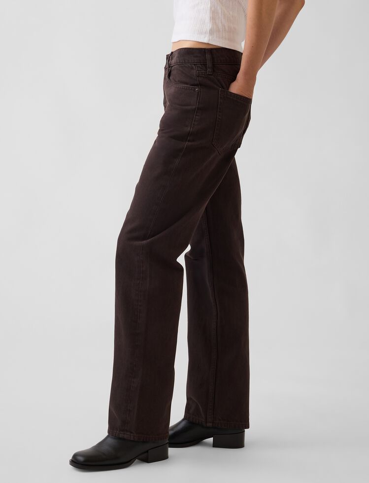 Mid Rise Straight Taper Jeans gap mid rise straight taper jeans