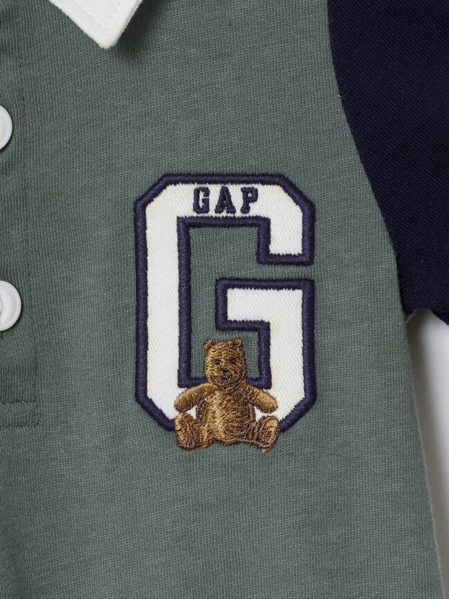 Baby Rugby One-Piece gap baby rugby one piece