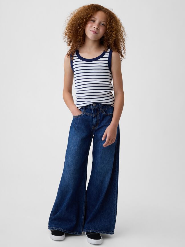 Kids Low Rise Front Yoke Baggy Jeans gap kids low rise front yoke baggy jeans