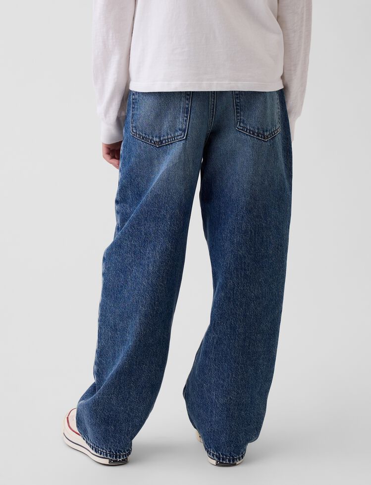 Kids Baggy Taper Jeans gap kids baggy taper jeans