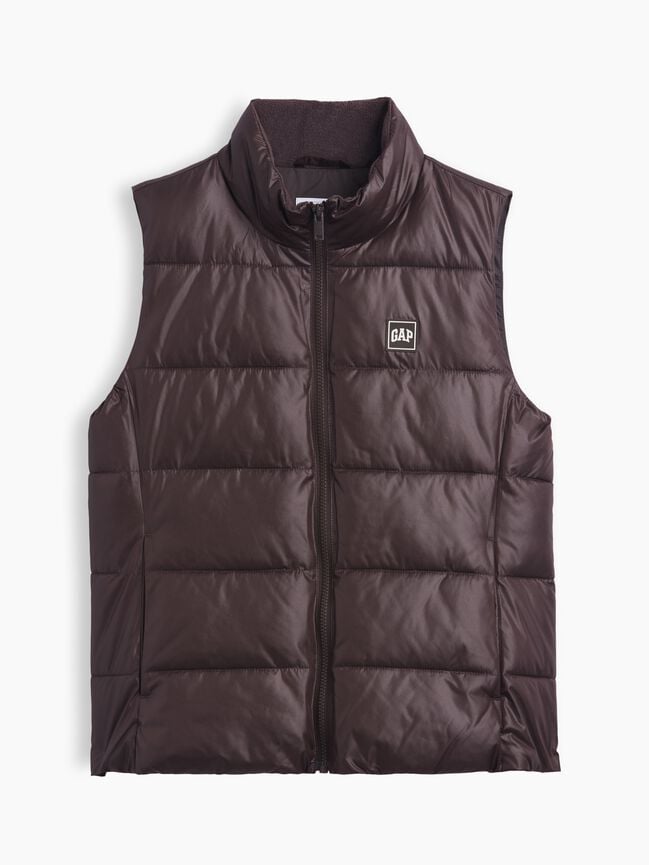 Relaxed Puffer Vest gap relaxed puffer vest