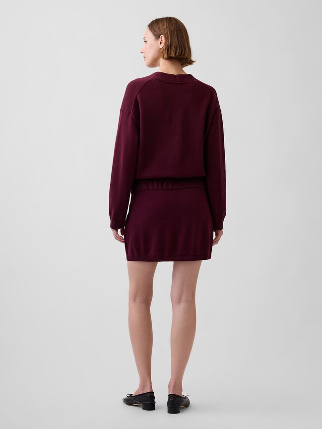 100% Cotton Sweater Mini Skort gap 100 cotton sweater mini skort