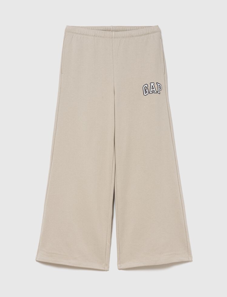 Gap Logo French Terry Wide-Leg Joggers gap logo french terry wide leg joggers
