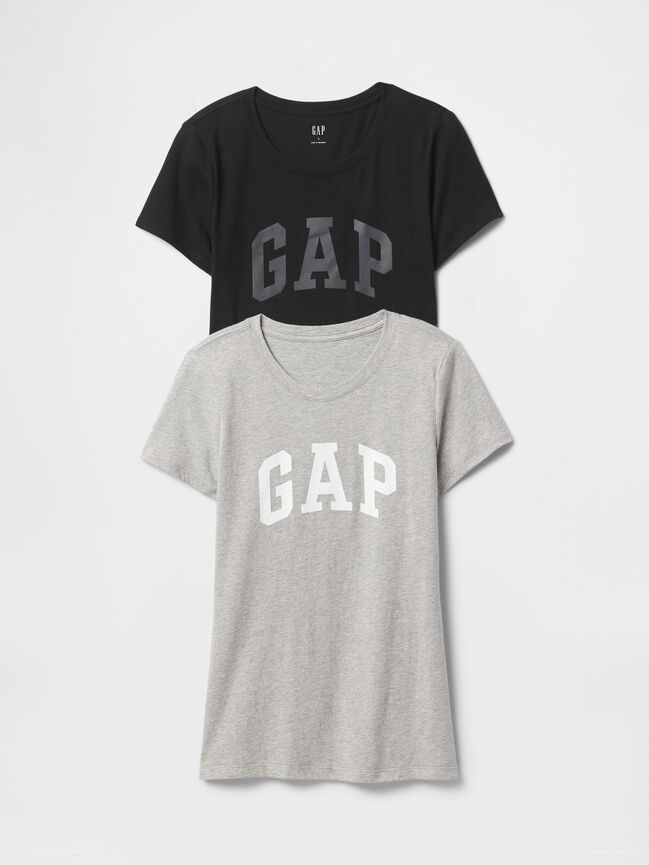 تي شيرت بشعار Gap (عبوة من قطعتين) تي شيرت بشعار gap عبوة من قطعتين