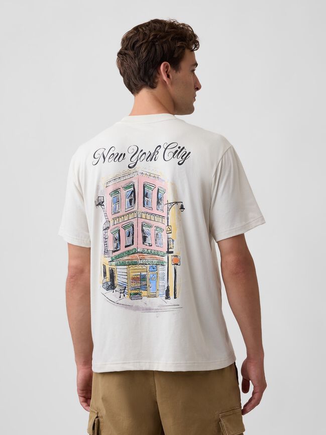 Everyday Soft Relaxed Graphic T-Shirt gap everyday soft relaxed graphic t shirt