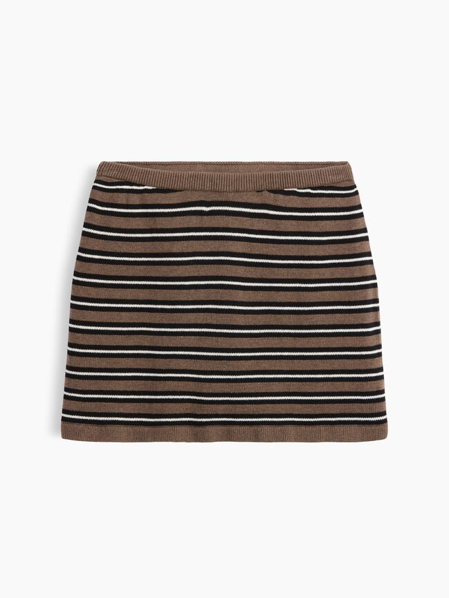 100% Cotton Stripe Sweater Mini Skort gap 100 cotton stripe sweater mini skort