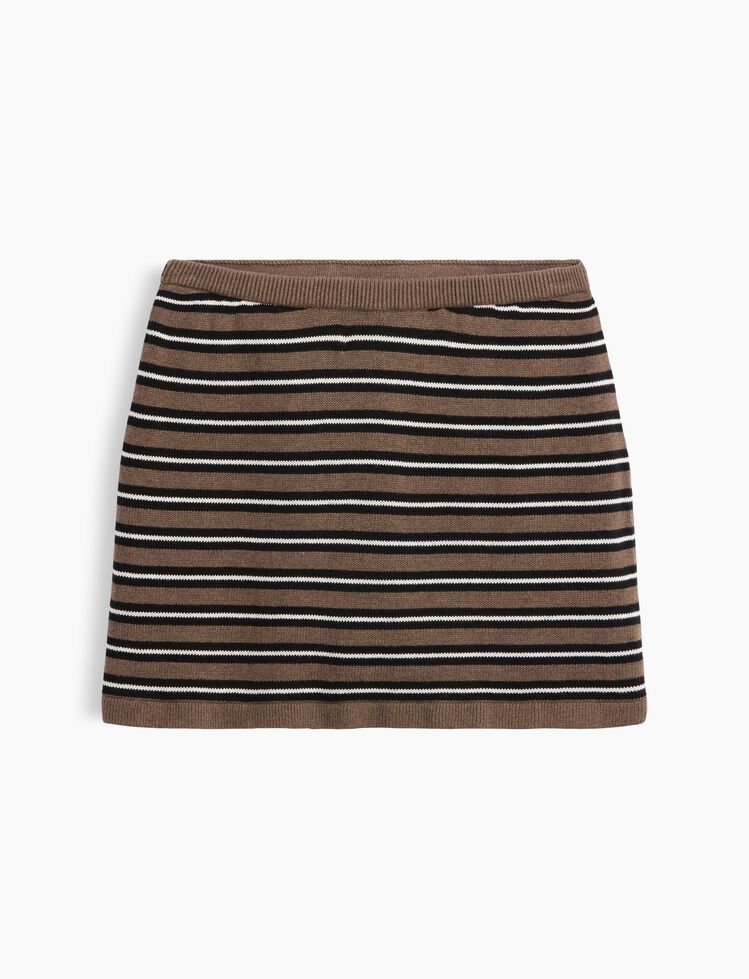 100% Cotton Stripe Mini Sweater Skort gap 100 cotton stripe mini sweater skort