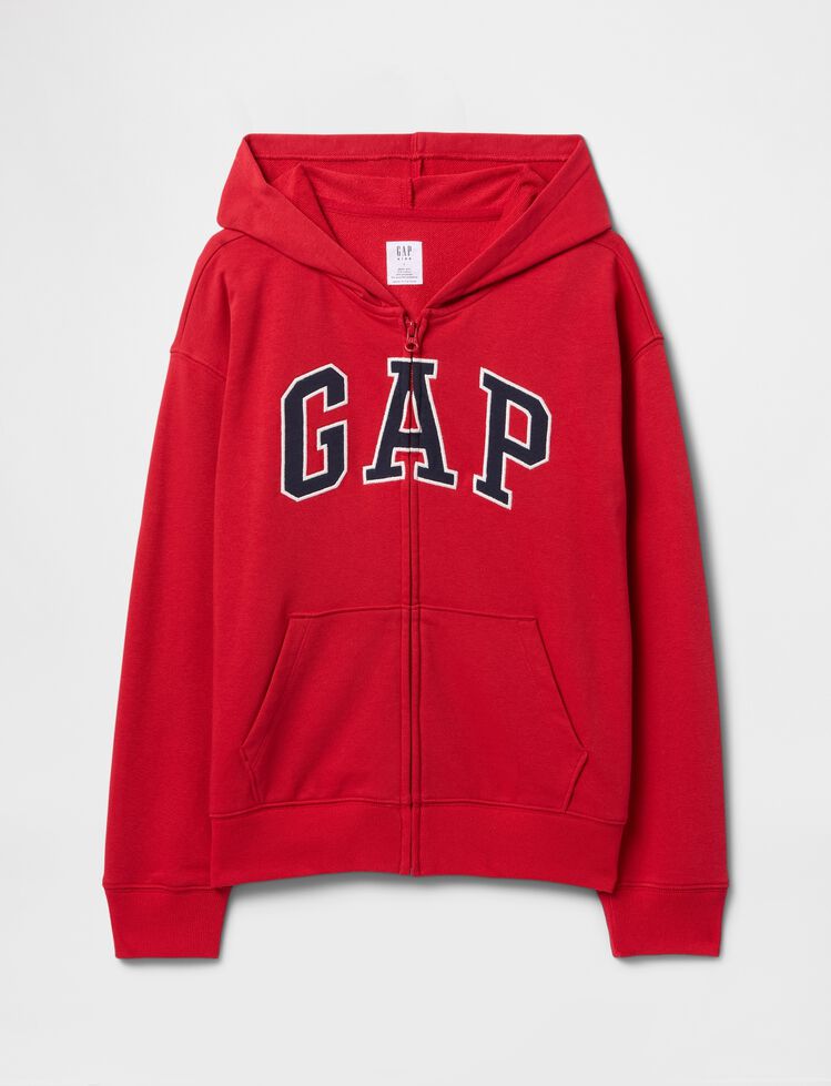 Kids Relaxed Gap Logo Zip Hoodie kids relaxed gap logo zip hoodie