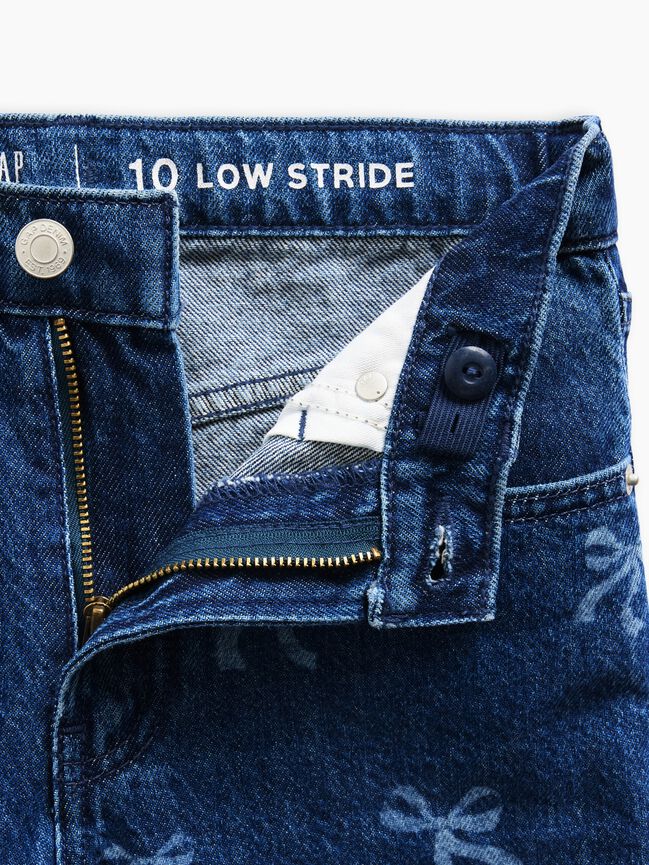 Kids Low Rise Stride Wide-Leg Jeans gap kids low rise stride wide leg jeans