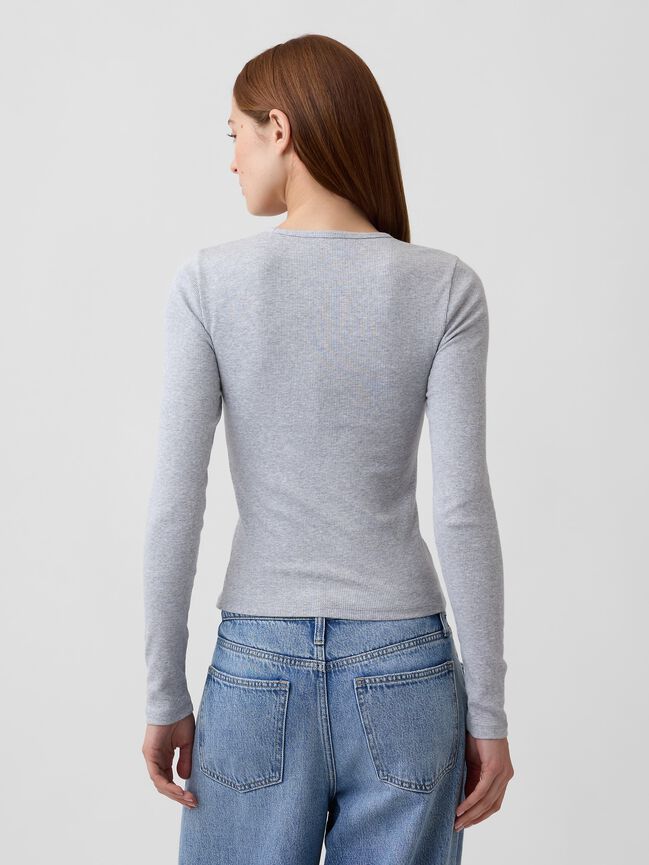 Modern Rib Gap Logo T-Shirt modern rib gap logo t shirt
