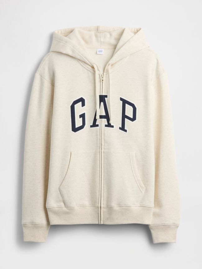 Relaxed Gap Logo Zip Hoodie relaxed gap logo zip hoodie