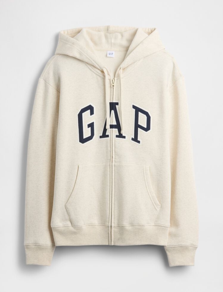 Relaxed Gap Logo Zip Hoodie relaxed gap logo zip hoodie