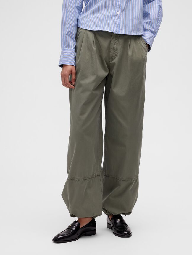 GapStudio Pleated Parachute Pants gapstudio pleated parachute pants