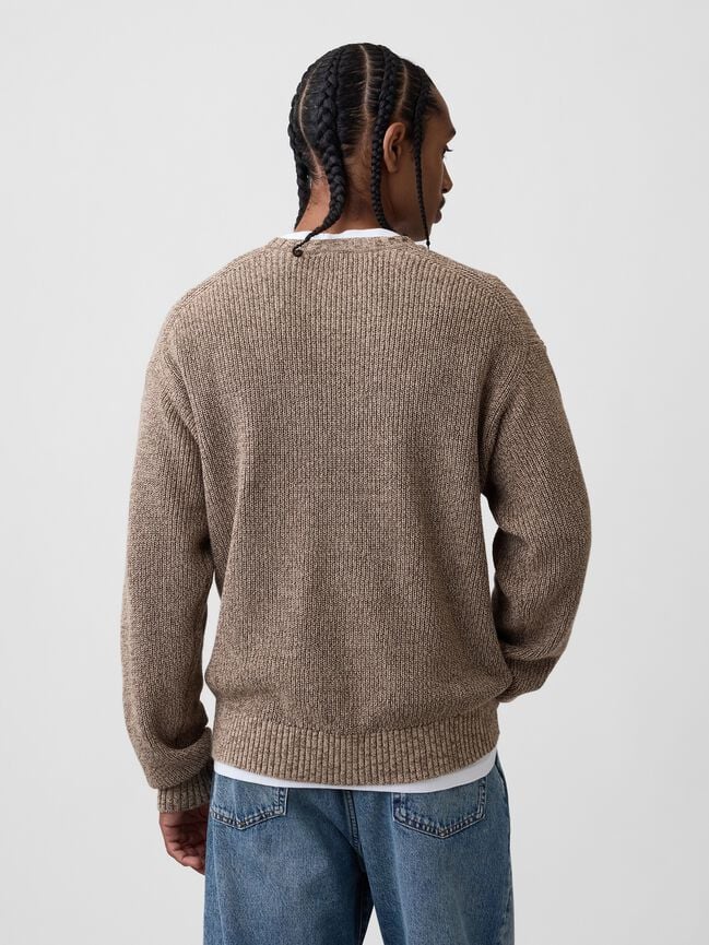 Relaxed Shaker Sweater gap relaxed shaker sweater