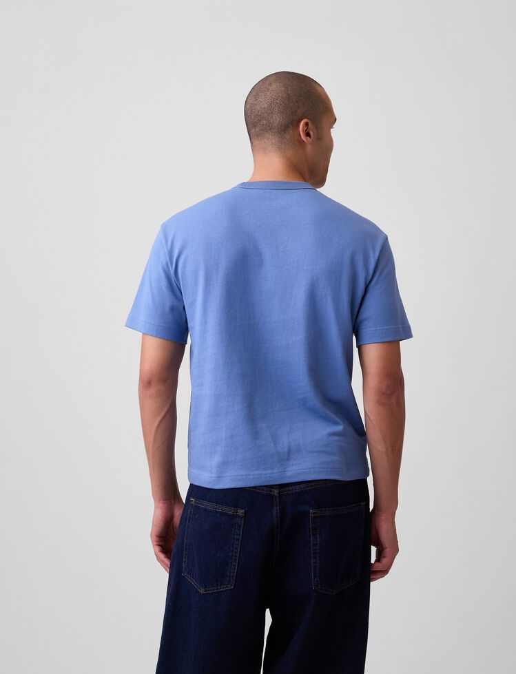 Heavyweight Relaxed Gap Logo Crop T-Shirt heavyweight relaxed gap logo crop t shirt