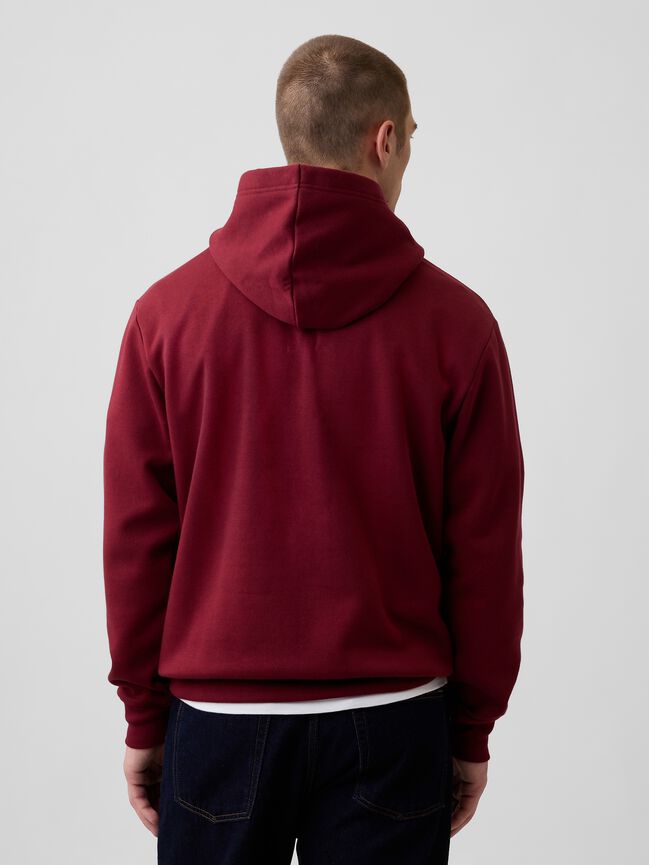 Relaxed Gap Mini-Logo Hoodie relaxed gap mini logo hoodie