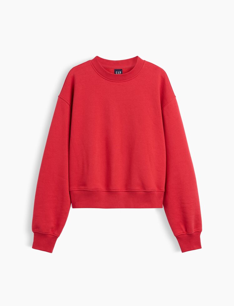 VintageSoft Oversized Split-Hem Sweatshirt gap vintagesoft oversized split hem sweatshirt