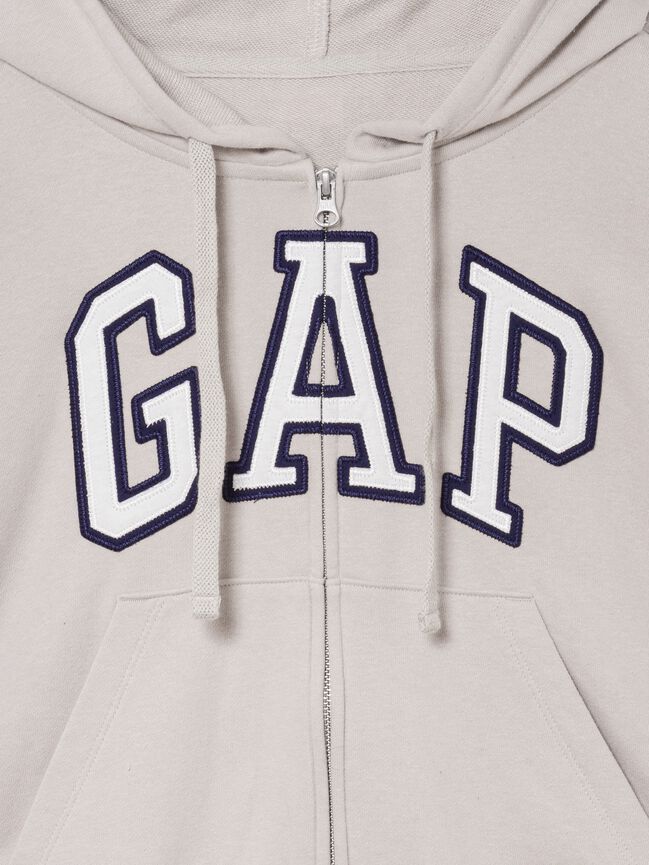 Oversized Gap Logo French Terry Zip Hoodie oversized gap logo french terry zip hoodie