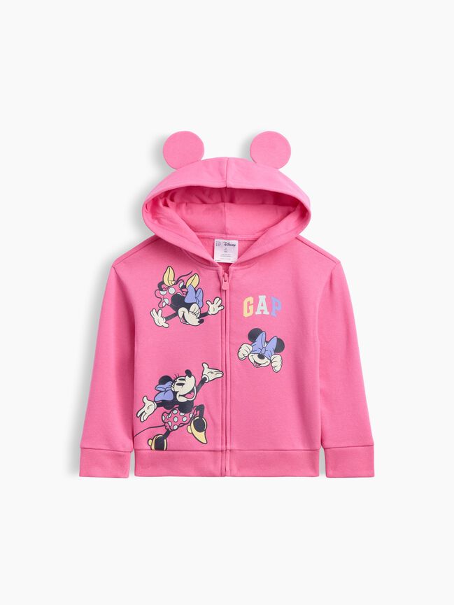 babyGap × Disney Minnie Mouse Relaxed Graphic Zip Hoodie babygap disney minnie mouse relaxed graphic zip hoodie