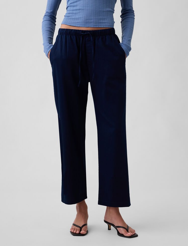 Mid Rise Easy Twill Pants gap mid rise easy twill pants