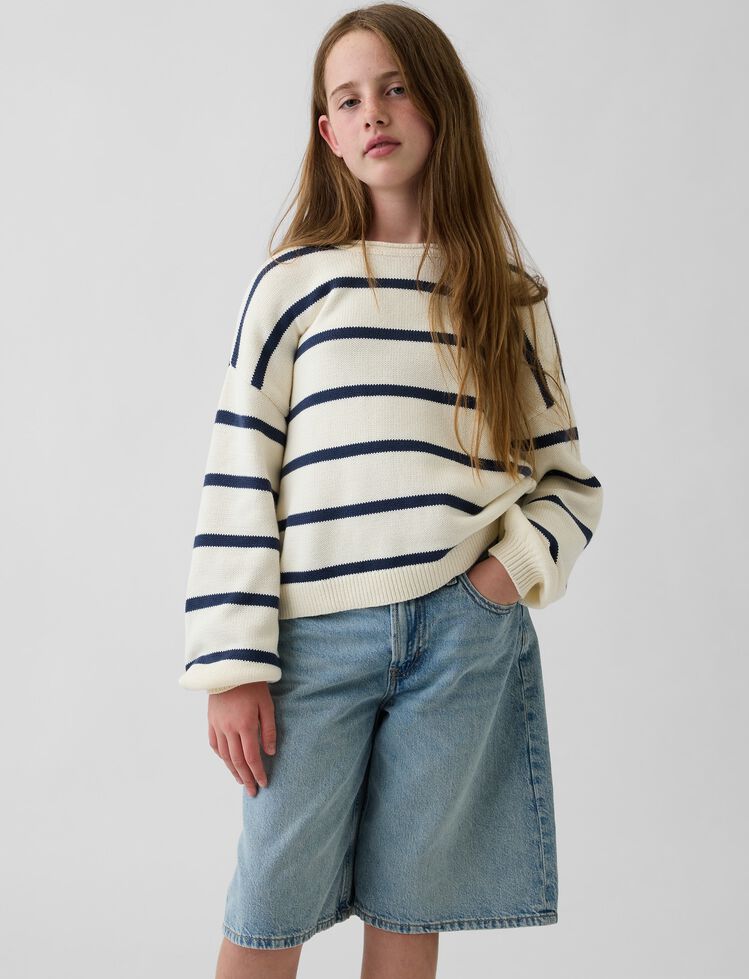 Kids Oversized Rollneck Sweater gap kids oversized rollneck sweater