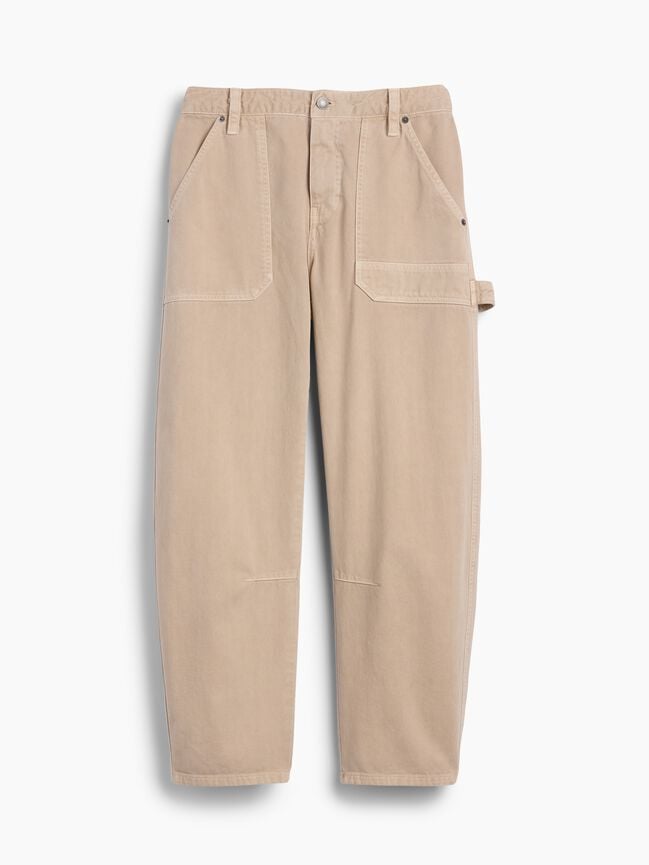 Mid Rise Barrel Utility Ankle Pants gap mid rise barrel utility ankle pants