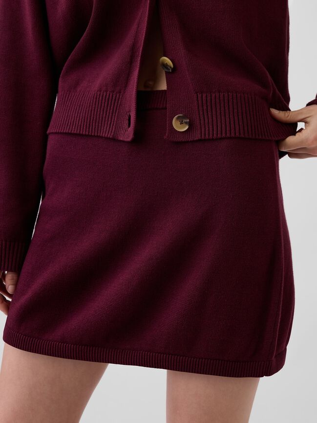 100% Cotton Sweater Mini Skort gap 100 cotton sweater mini skort