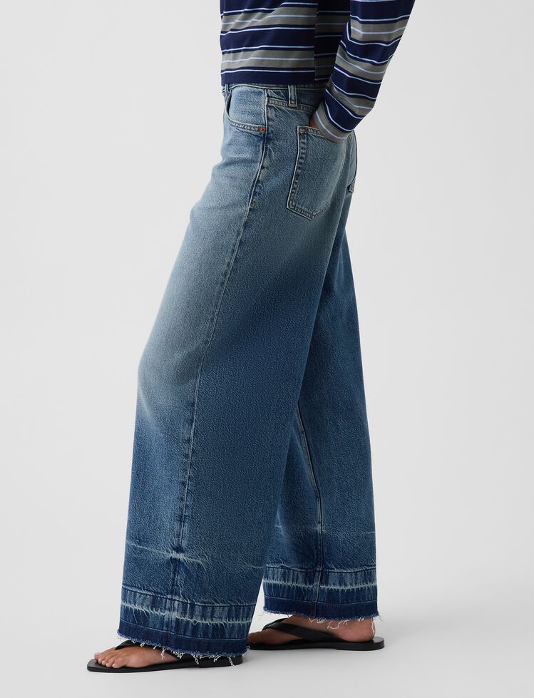 Mid Rise UltraSoft Baggy Jeans gap mid rise ultrasoft baggy jeans