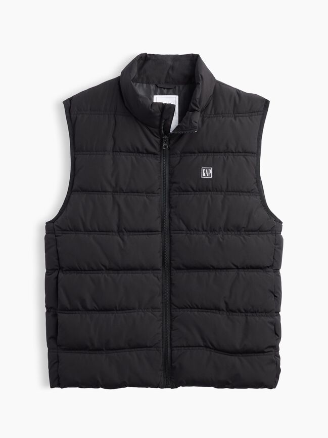 Relaxed Puffer Vest gap relaxed puffer vest